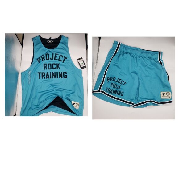 Project Rock Training Set by Under Armour - Tank Top & Shorts - Size L - Picture 1 of 12